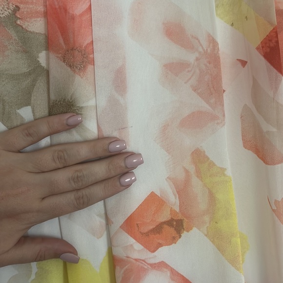 Calvin Klein daisy geometric trapeze dress size 10 - Picture 3 of 7